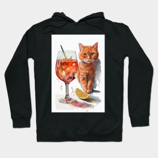 Aperol Cat Hoodie